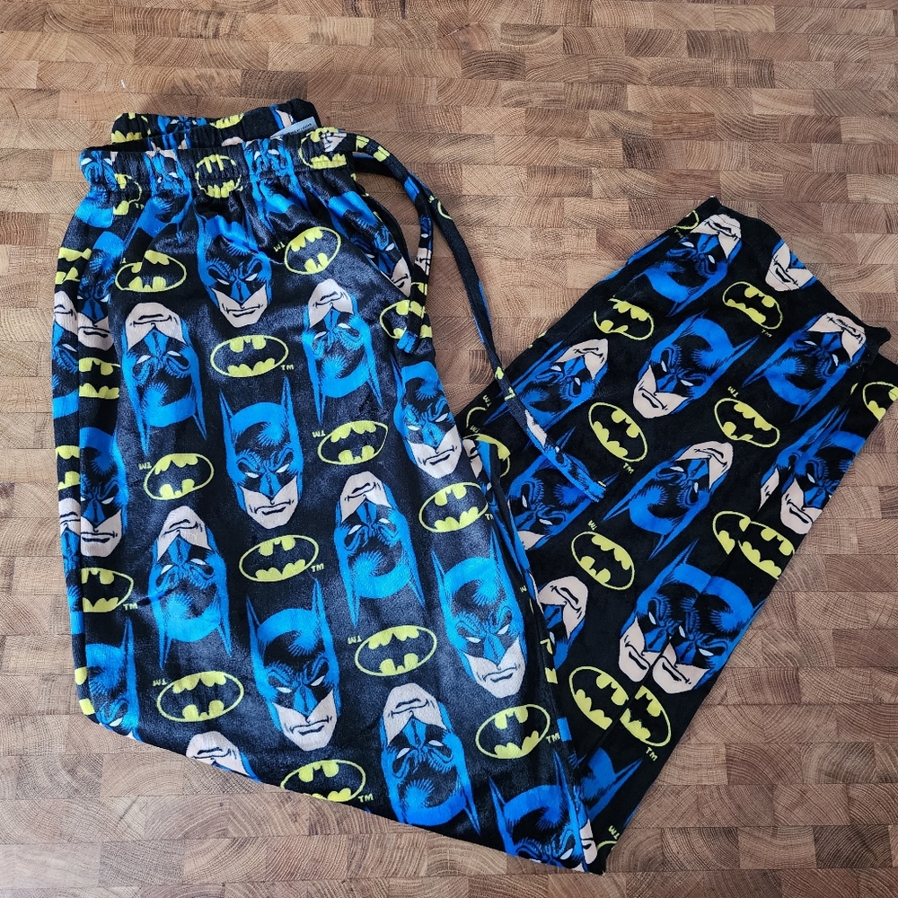 Batman pajama pants. Pj's pants. Unisex.